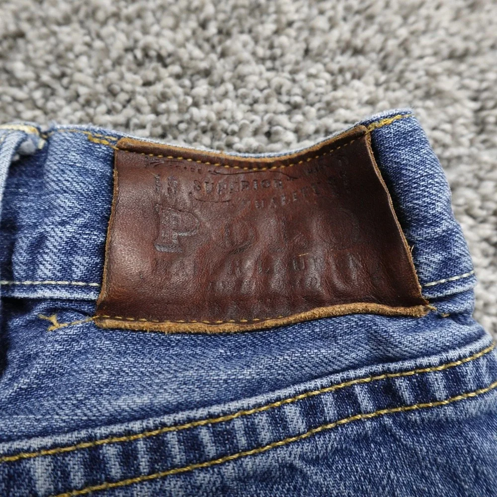 Polo Ralph Lauren Jeans Mens 40X30 Dark‎ Blue Denim Pants 867 Classic Straight